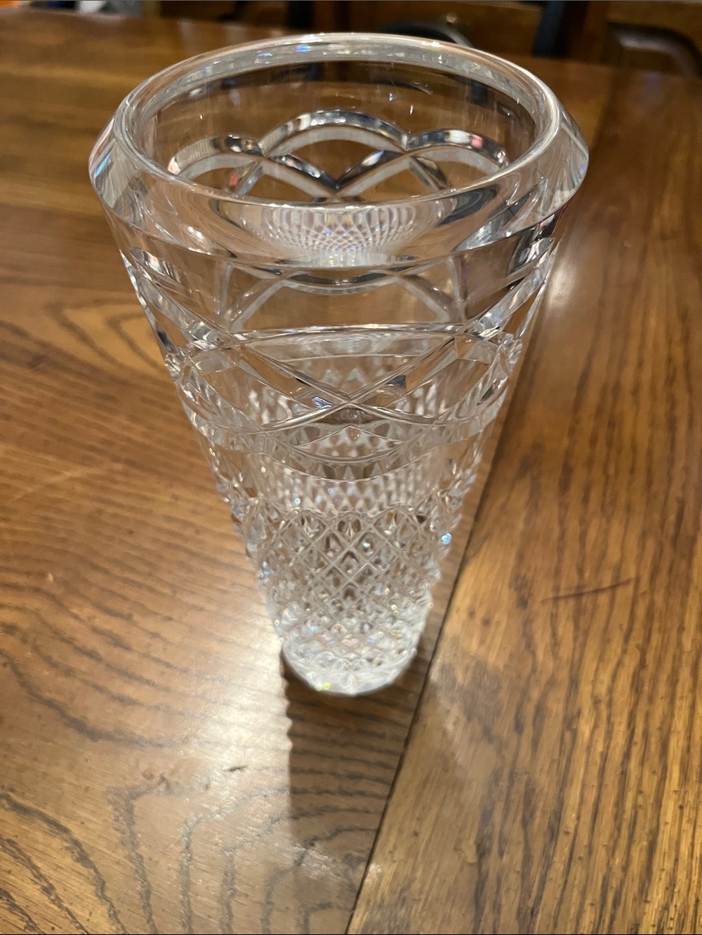 Galway Irish Crystal vase
